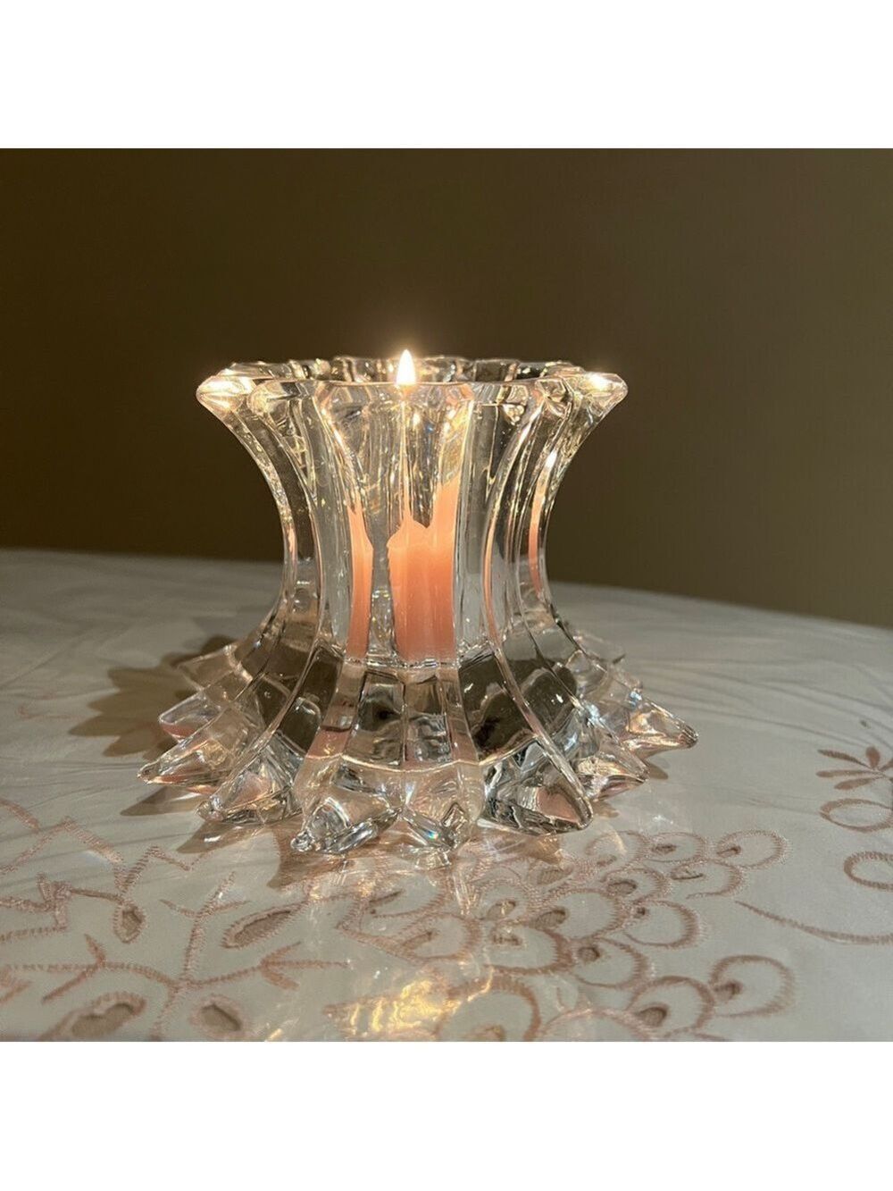 PartyLite Vintage Crystal Candle Holder